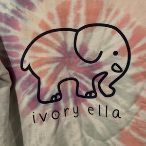 Ivory Ella Oversized S tie dye Hoodie Excellent Cozy Small womens